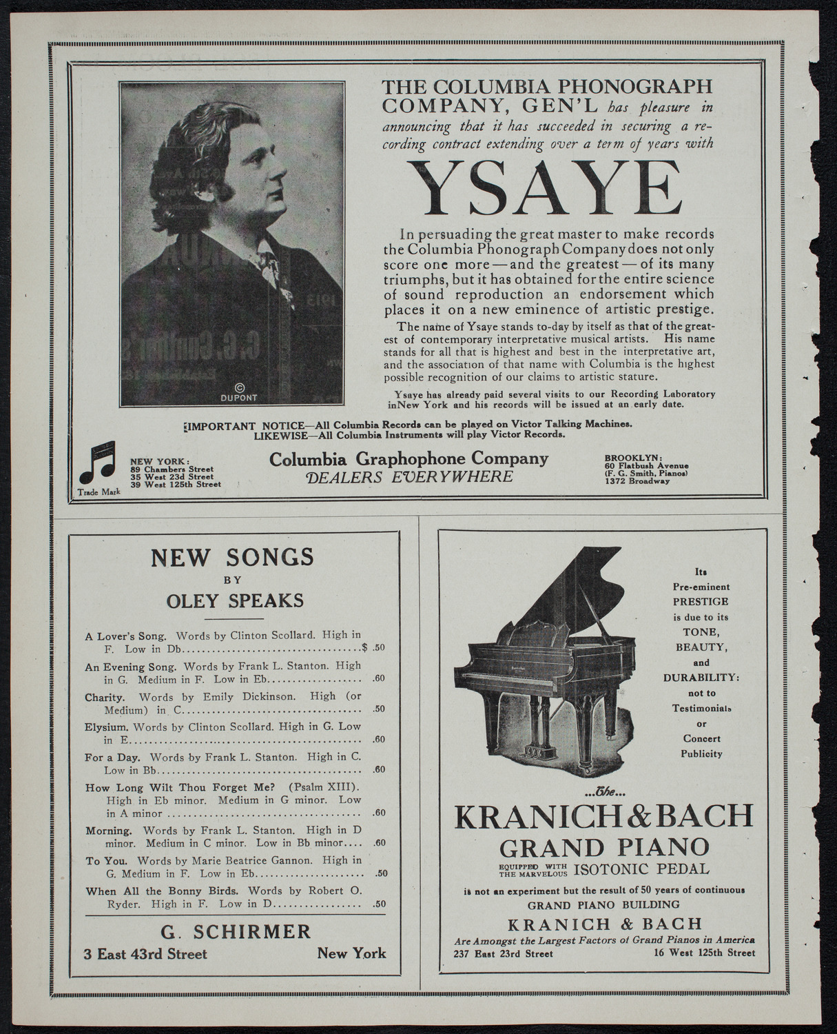 Burton Holmes Travelogue: Panama, February 24, 1913, program page 6