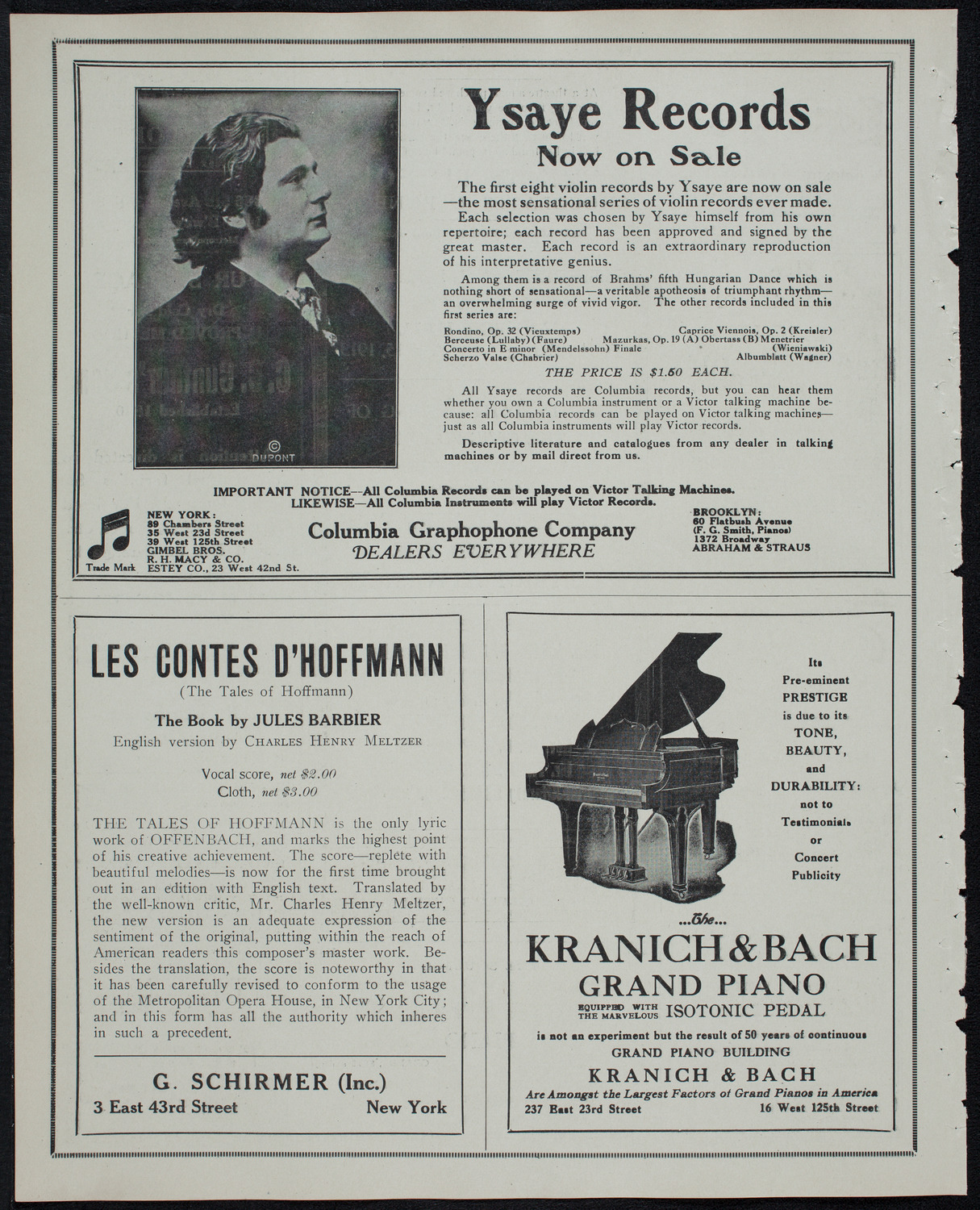 The Civic Forum, April 15, 1913, program page 6