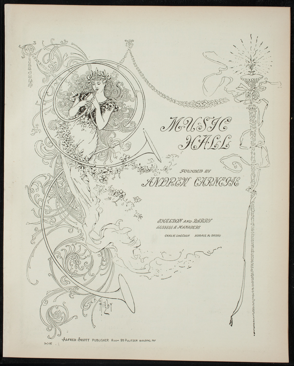 25th Anniversary Meeting: New York Society for the Suppression of Vice, March 2, 1897, program page 1