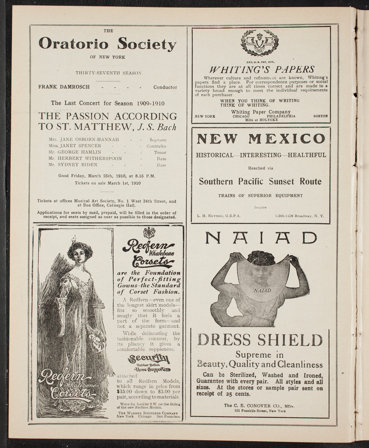 Clan-na-Gael Emmet Celebration, March 6, 1910, program page 2