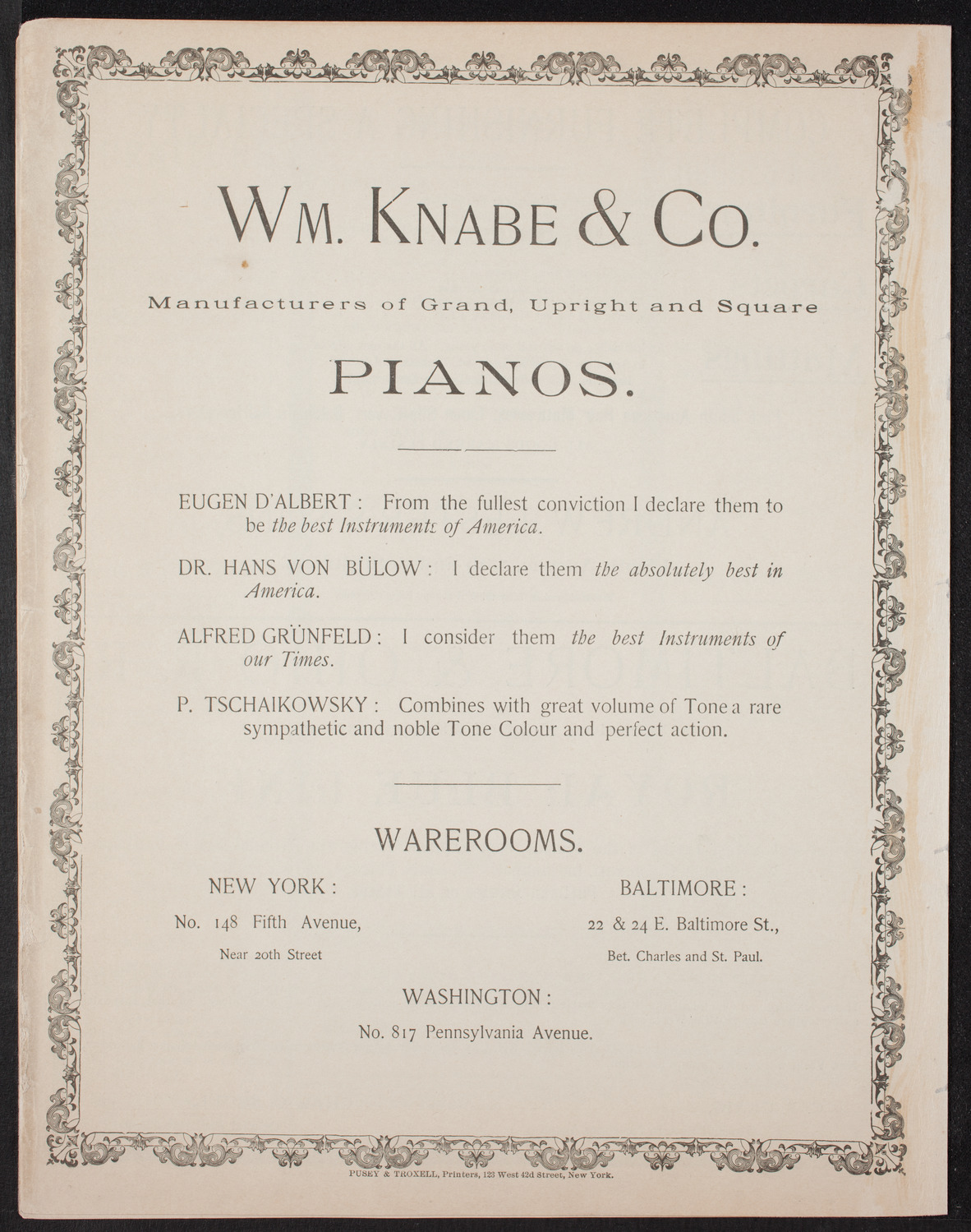 Memorial Excercises of the Grand Army of the Republic, May 30, 1893, program page 8