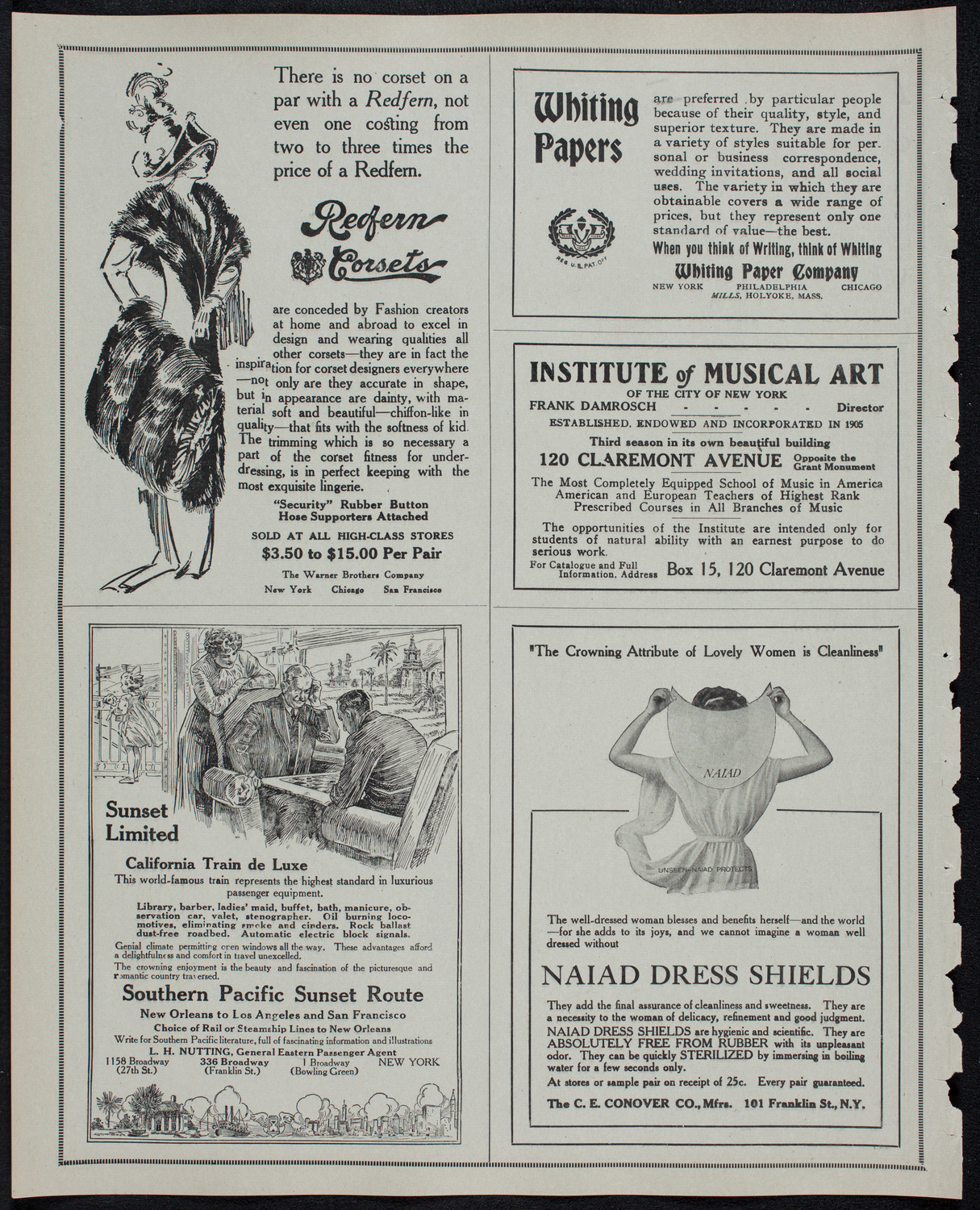 New York Philharmonic, January 24, 1913, program page 2
