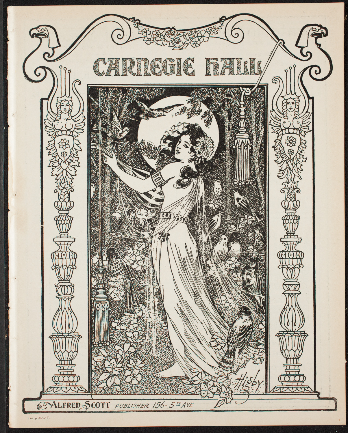 Elmendorf Lecture: Morocco, March 18, 1906, program page 1
