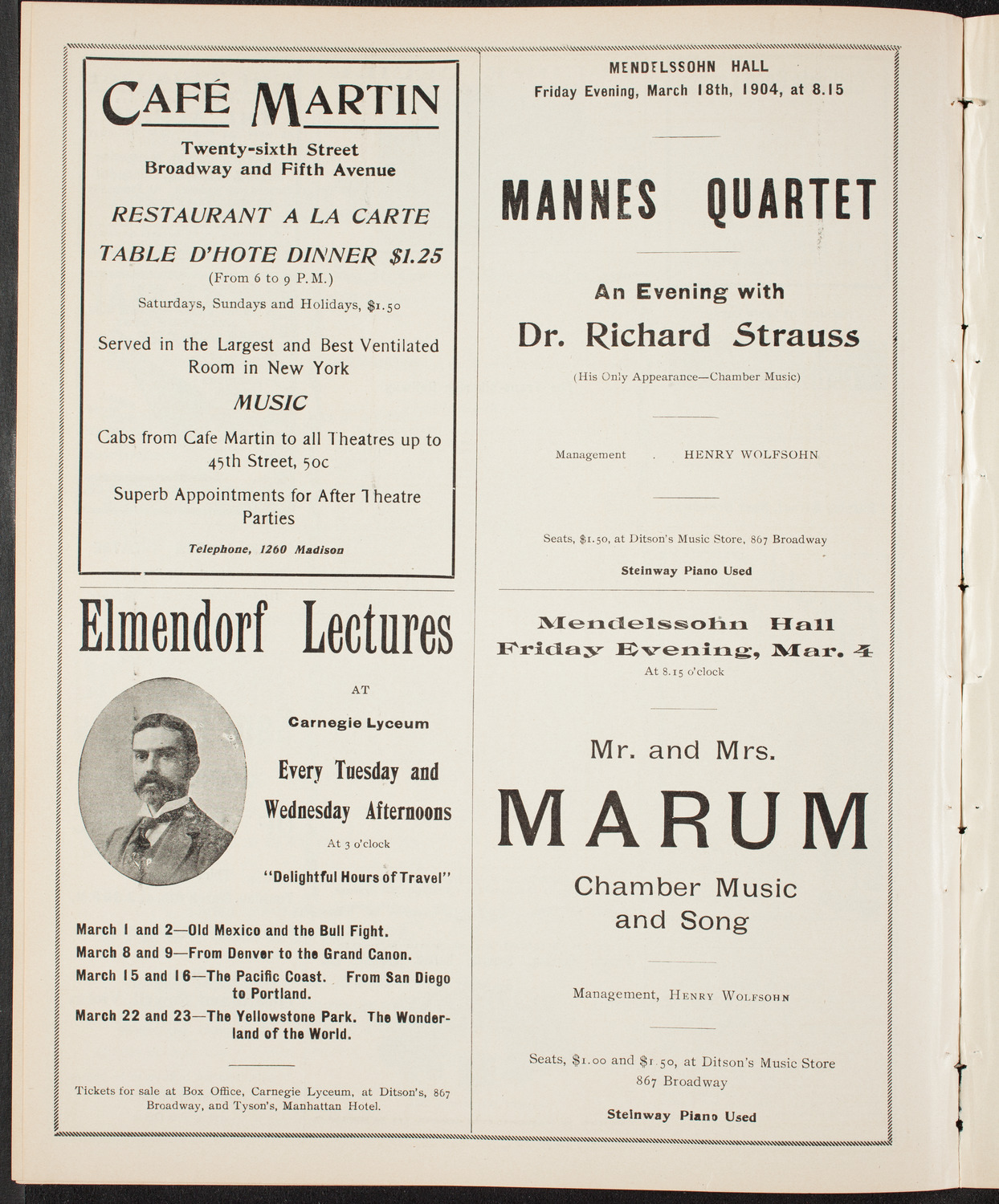 Lecture by Burton Holmes, February 28, 1904, program page 10