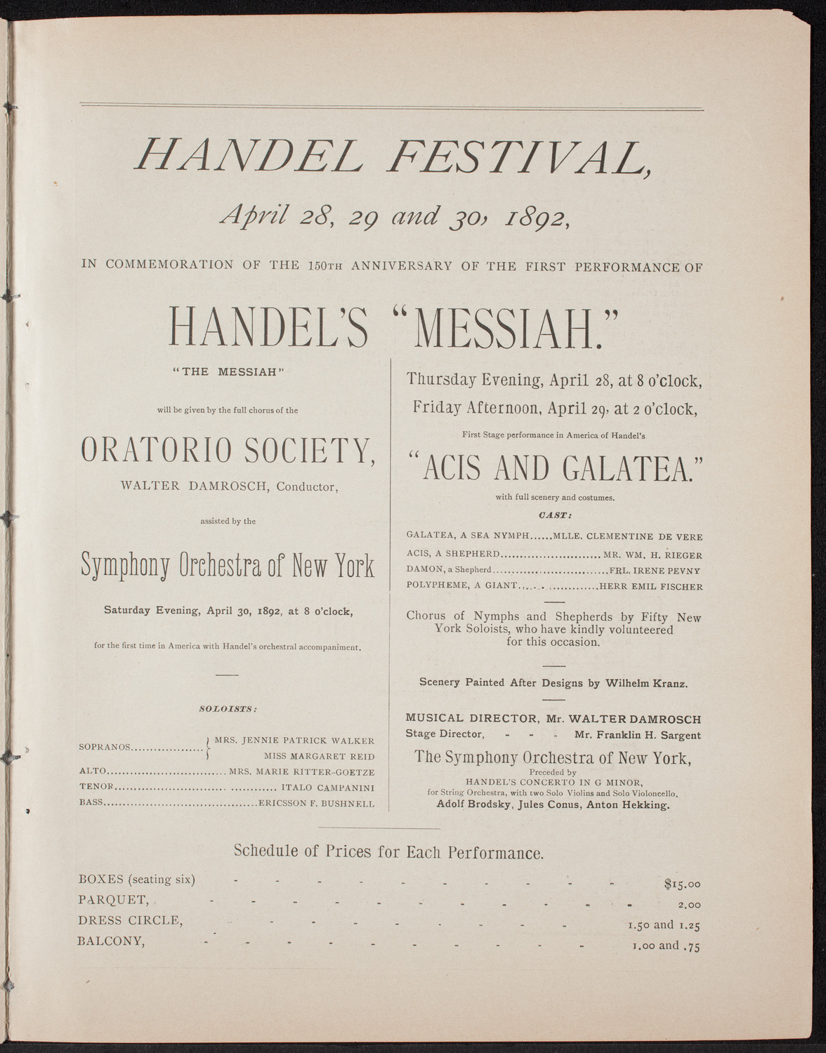 Students of New York College of Music, April 22, 1892, program page 15
