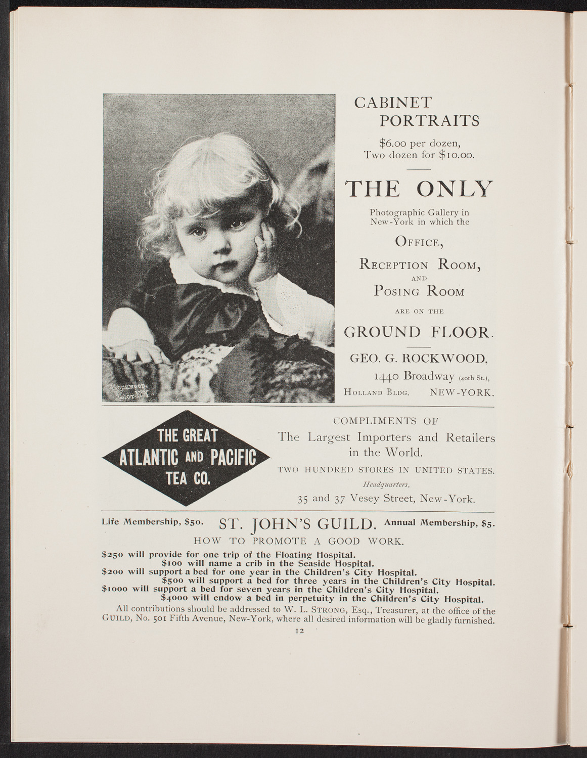 Tennyson's "Maud", April 23, 1892, program page 13