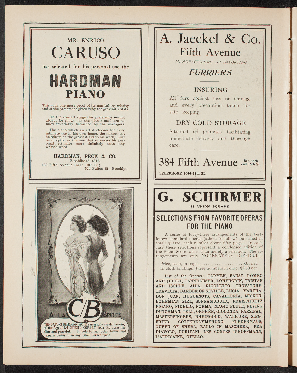 New York Festival Chorus and Orchestra, April 11, 1909, program page 8