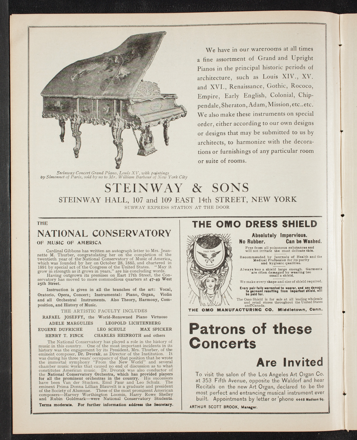 New York Symphony Orchestra, November 26, 1905, program page 4