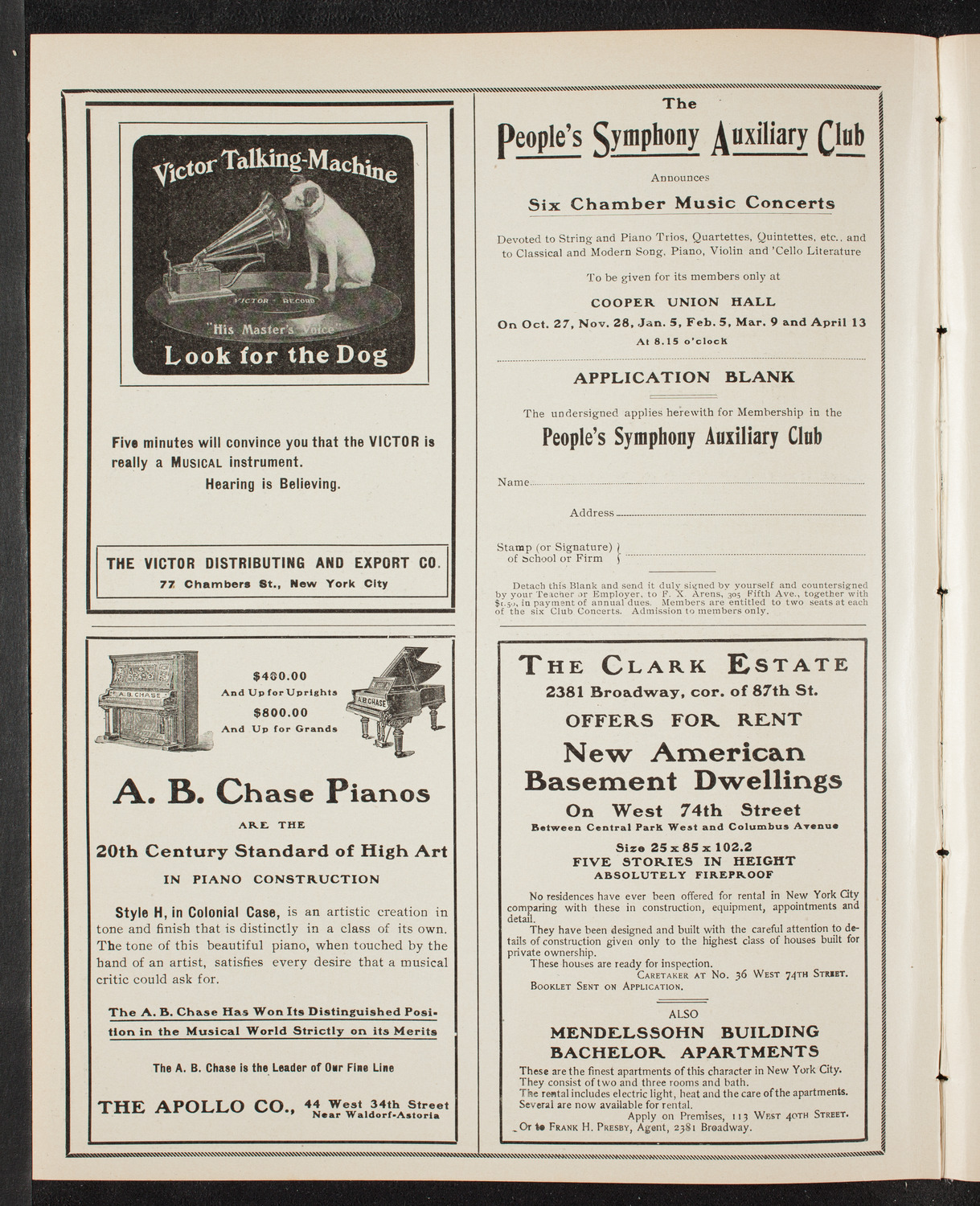 Social Democratic Party May Day Celebration, April 30, 1905, program page 2