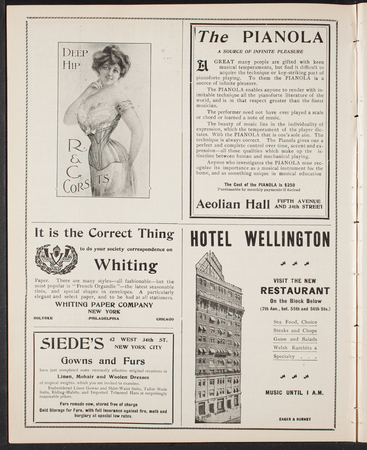 Graduation: New York Law School, June 11, 1903, program page 8