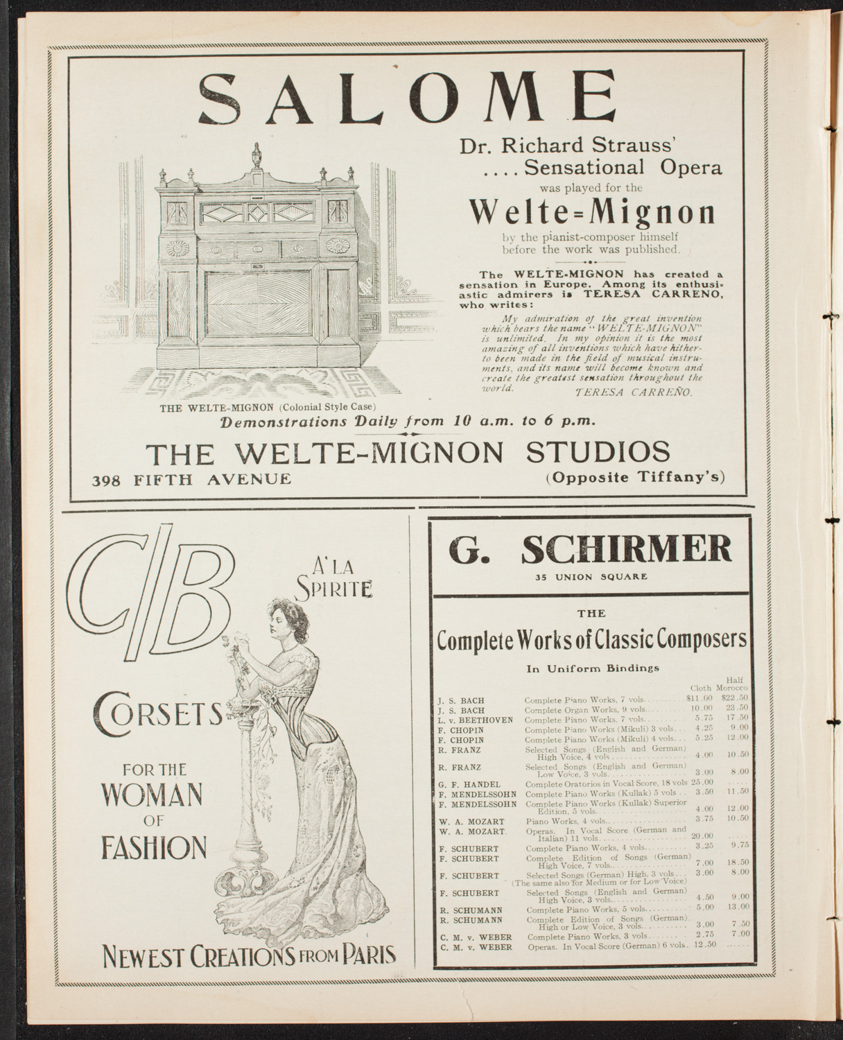 New York Banks' Glee Club, April 11, 1907, program page 8