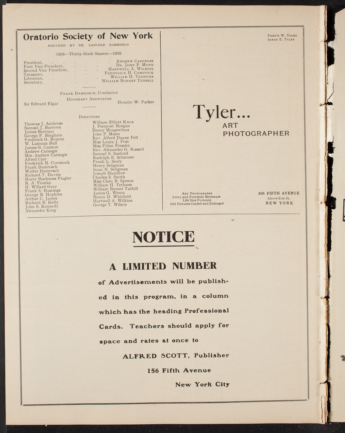 Graduation: Manhattan College, June 15, 1909, program page 10