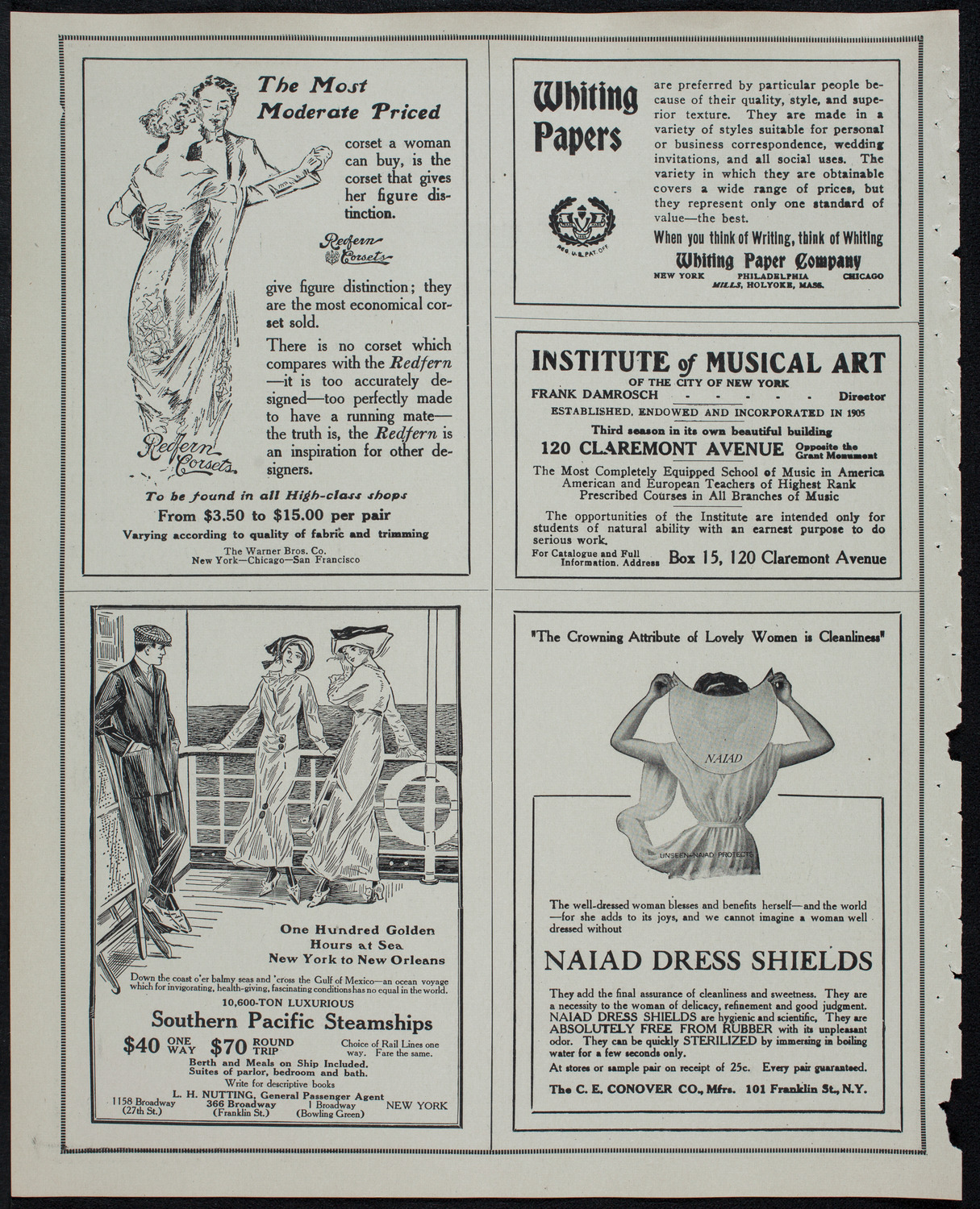 Lecture by Rev. T.J. Shealy, S.J., March 16, 1913, program page 2