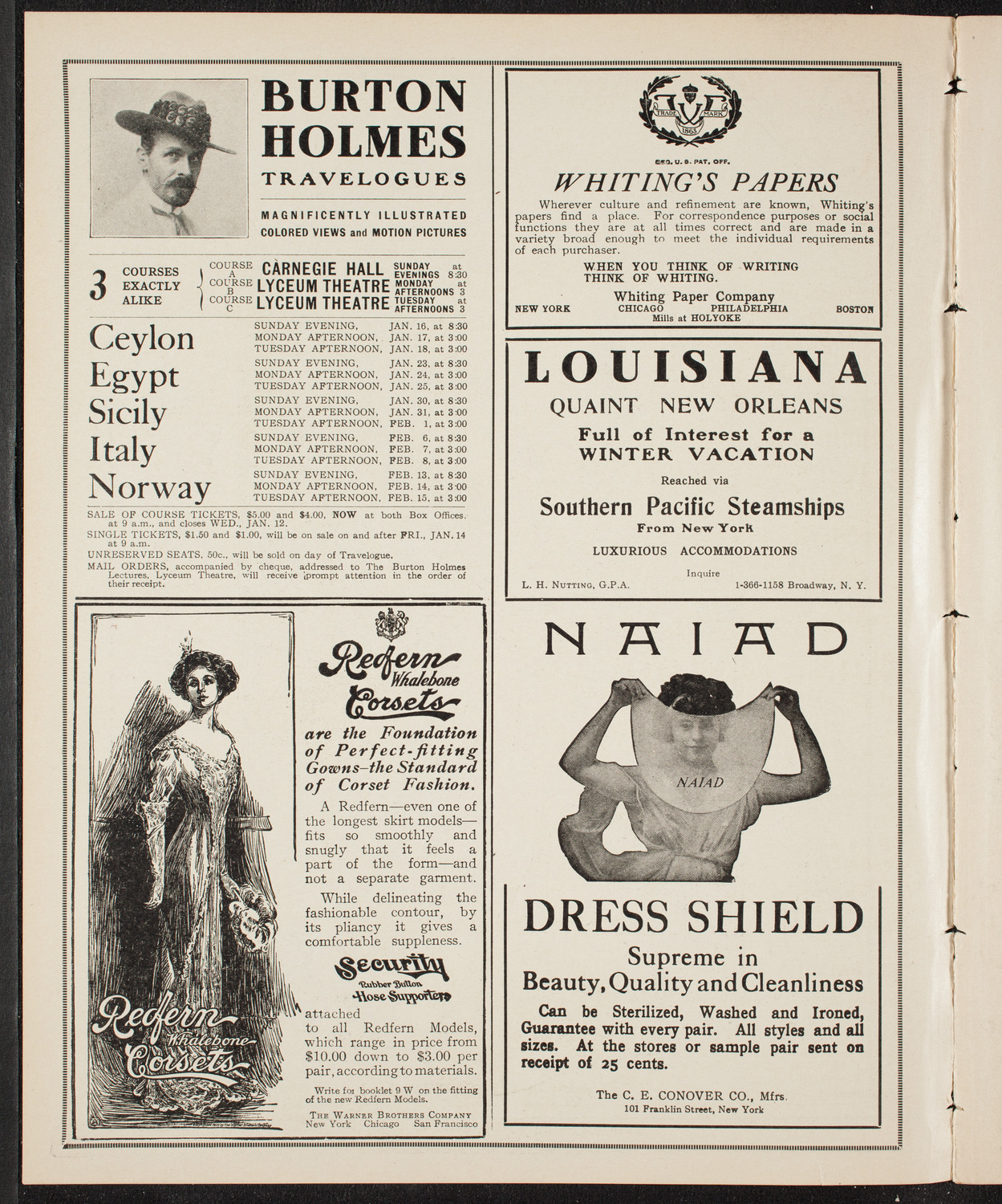 New York Philharmonic, January 16, 1910, program page 2