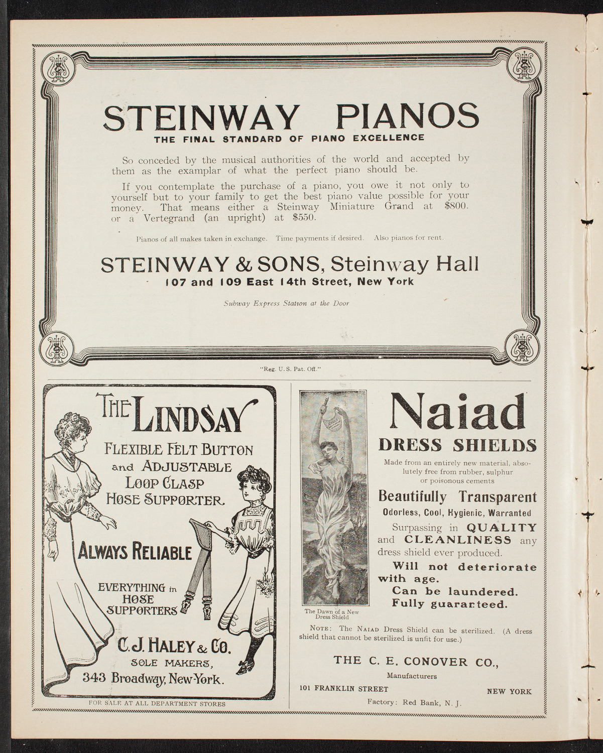 Elmendorf Lecture: Old Mexico, November 24, 1907, program page 4