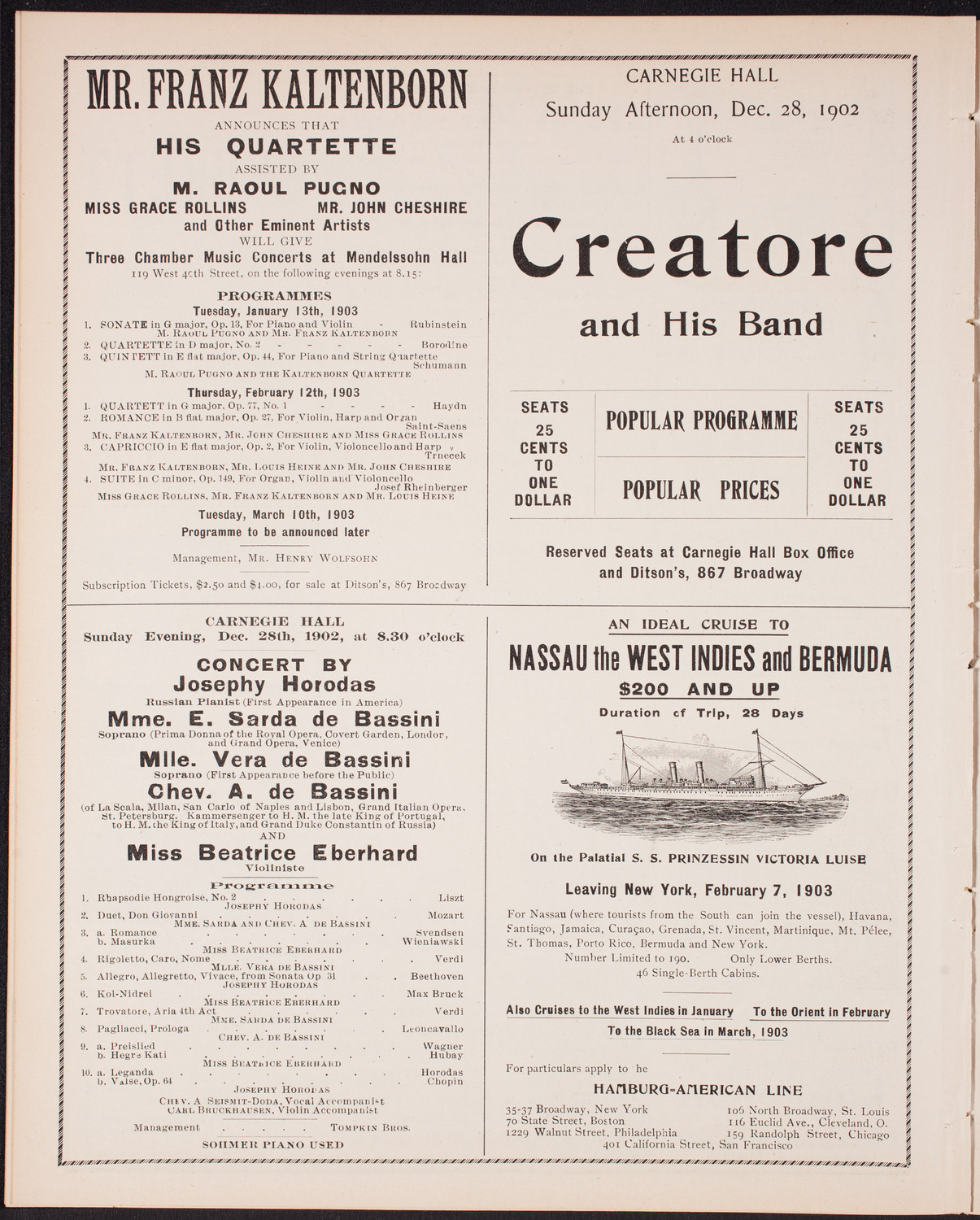 Oratorio Society of New York, December 26, 1902, program page 8