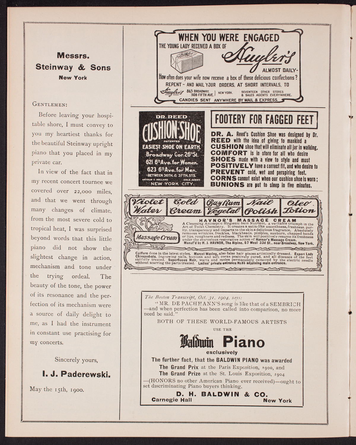 Symphony Concert for Young People, January 7, 1905, program page 4
