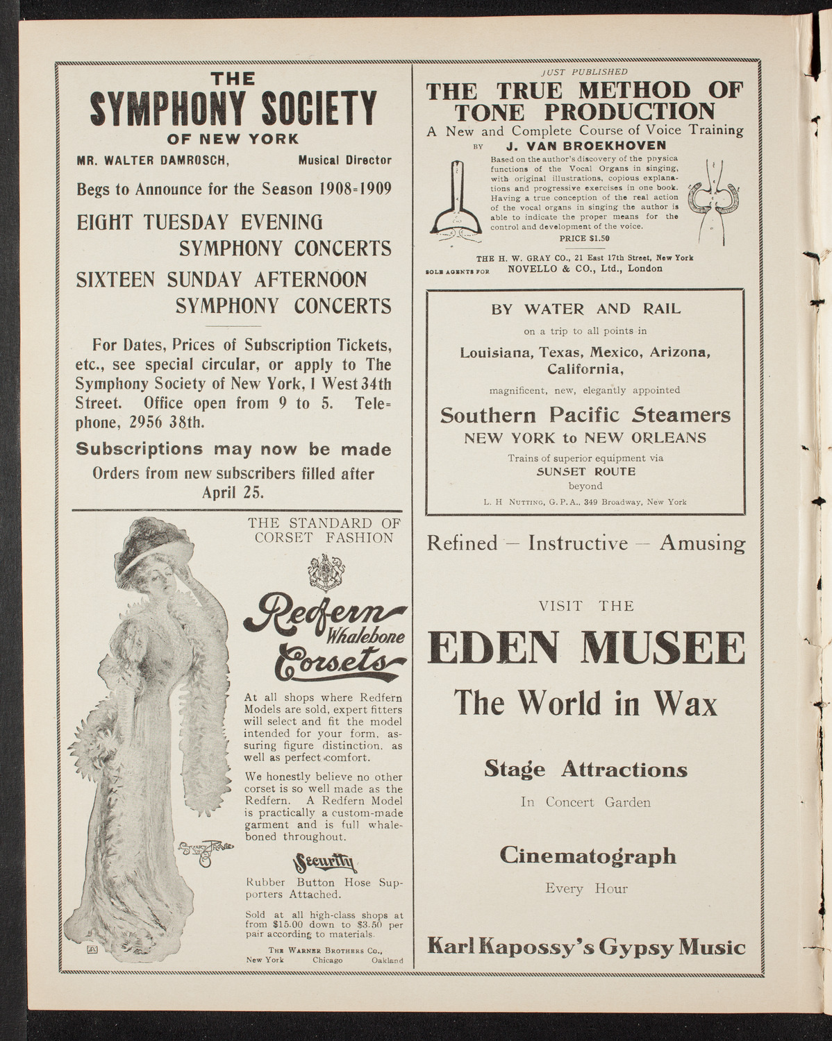 Grand Army of the Republic Memorial Day Exercises, May 30, 1908, program page 2