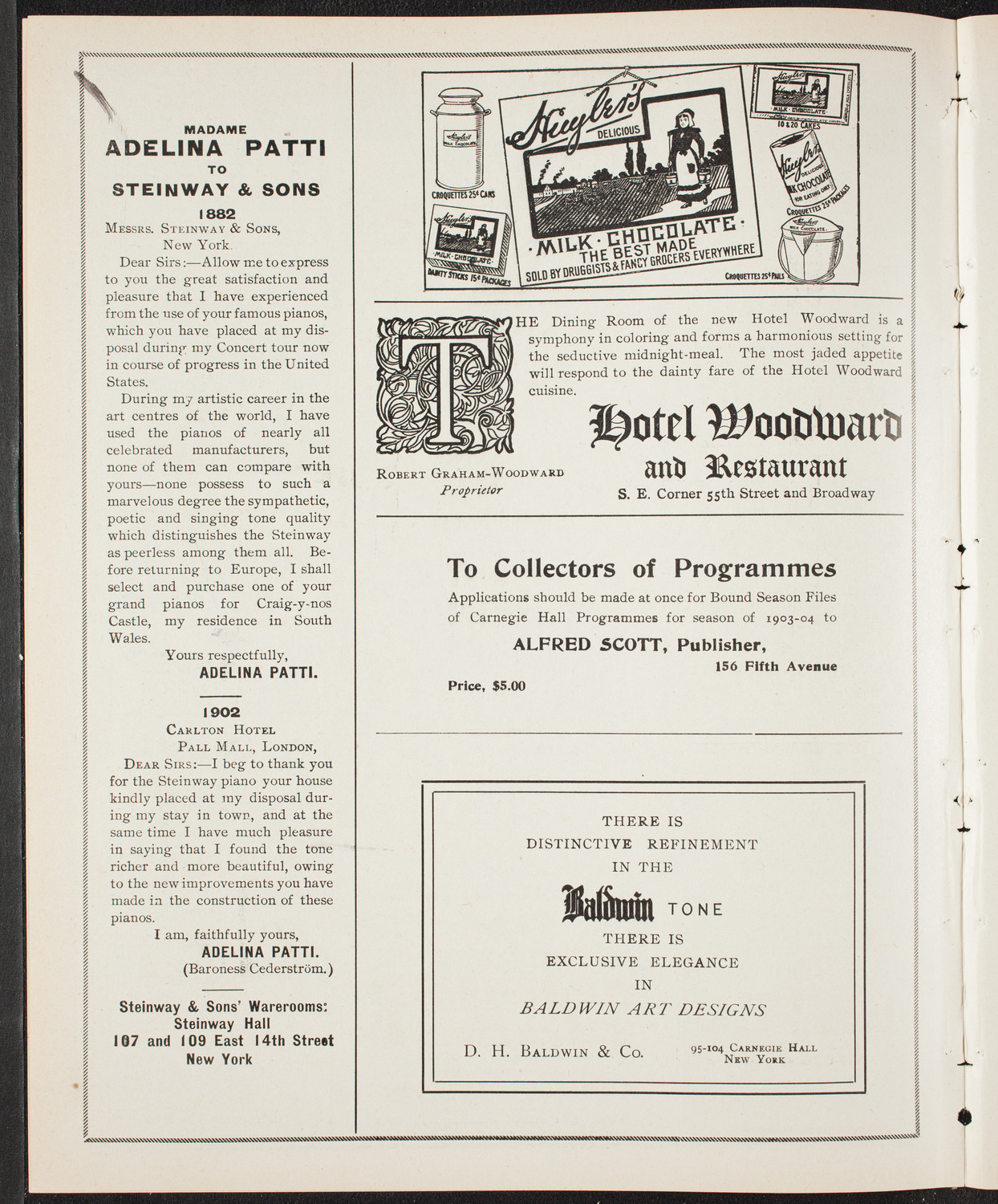 Graduation: New York College of Dentistry, May 16, 1904, program page 4