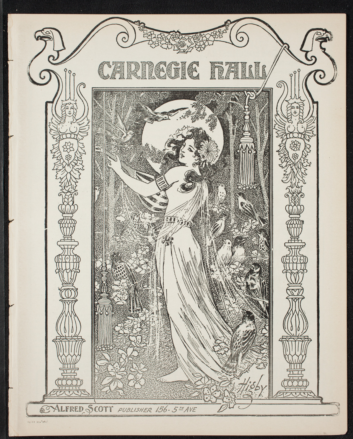 Boston Symphony Orchestra, November 10, 1906, program page 1