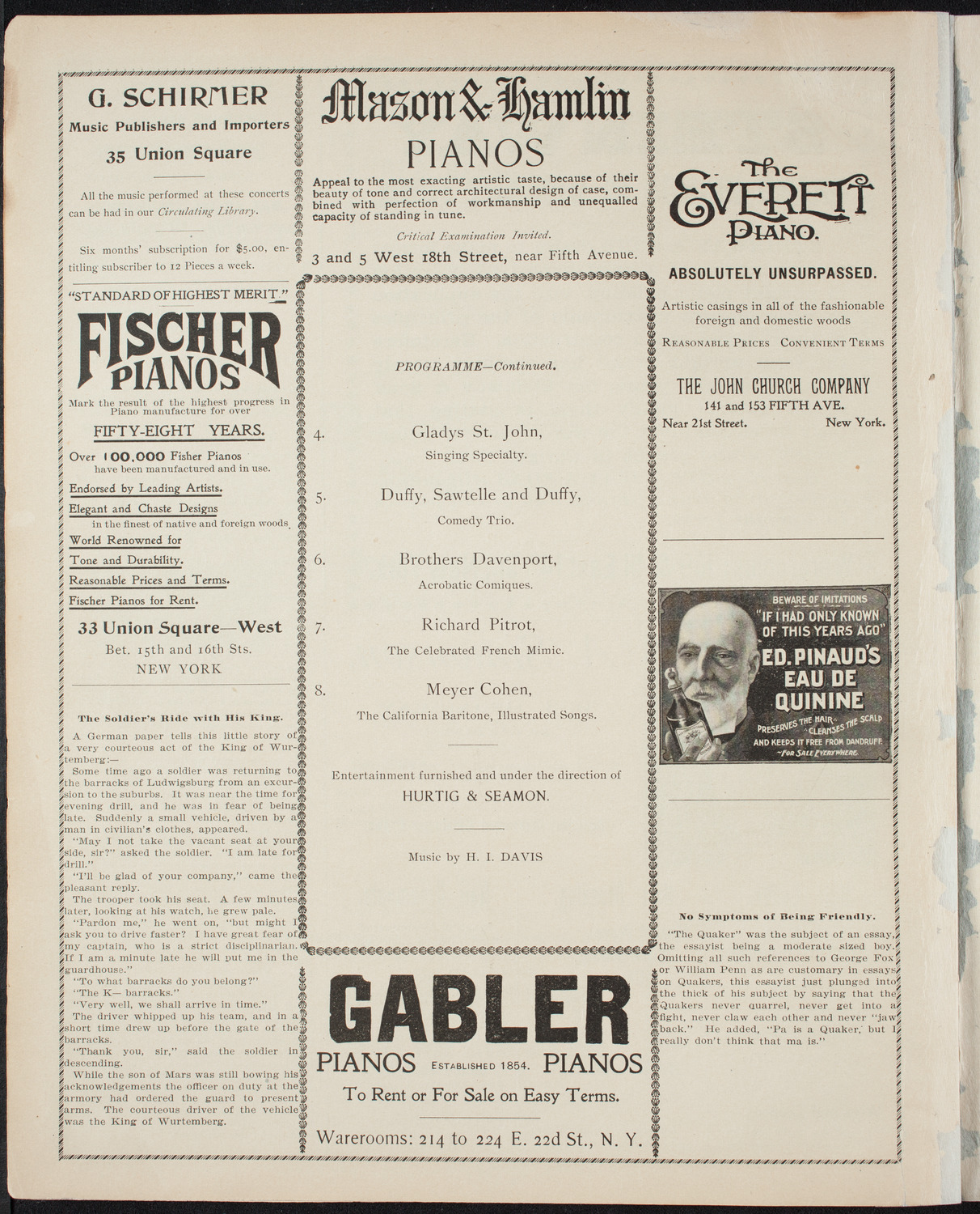 Metropolitan Street Railway Association, October 1, 1898, program page 6