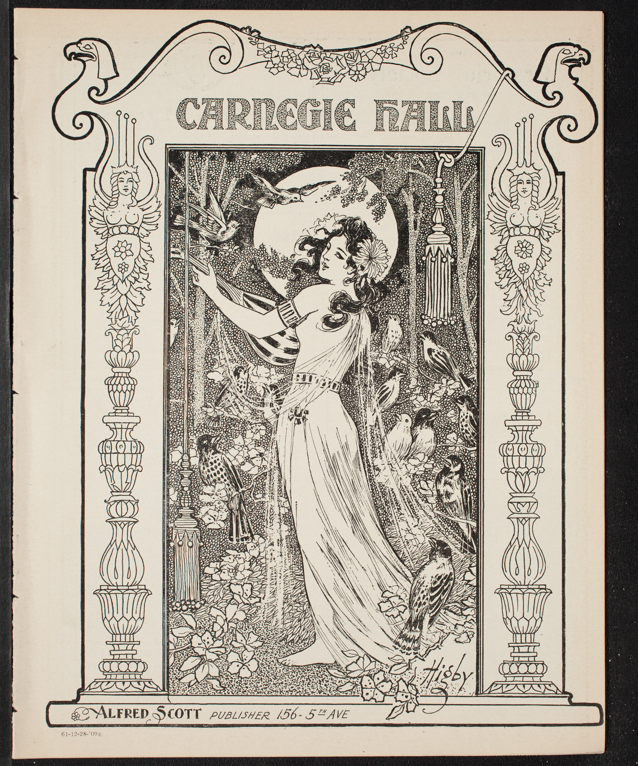 Oratorio Society of New York, December 28, 1909, program page 1