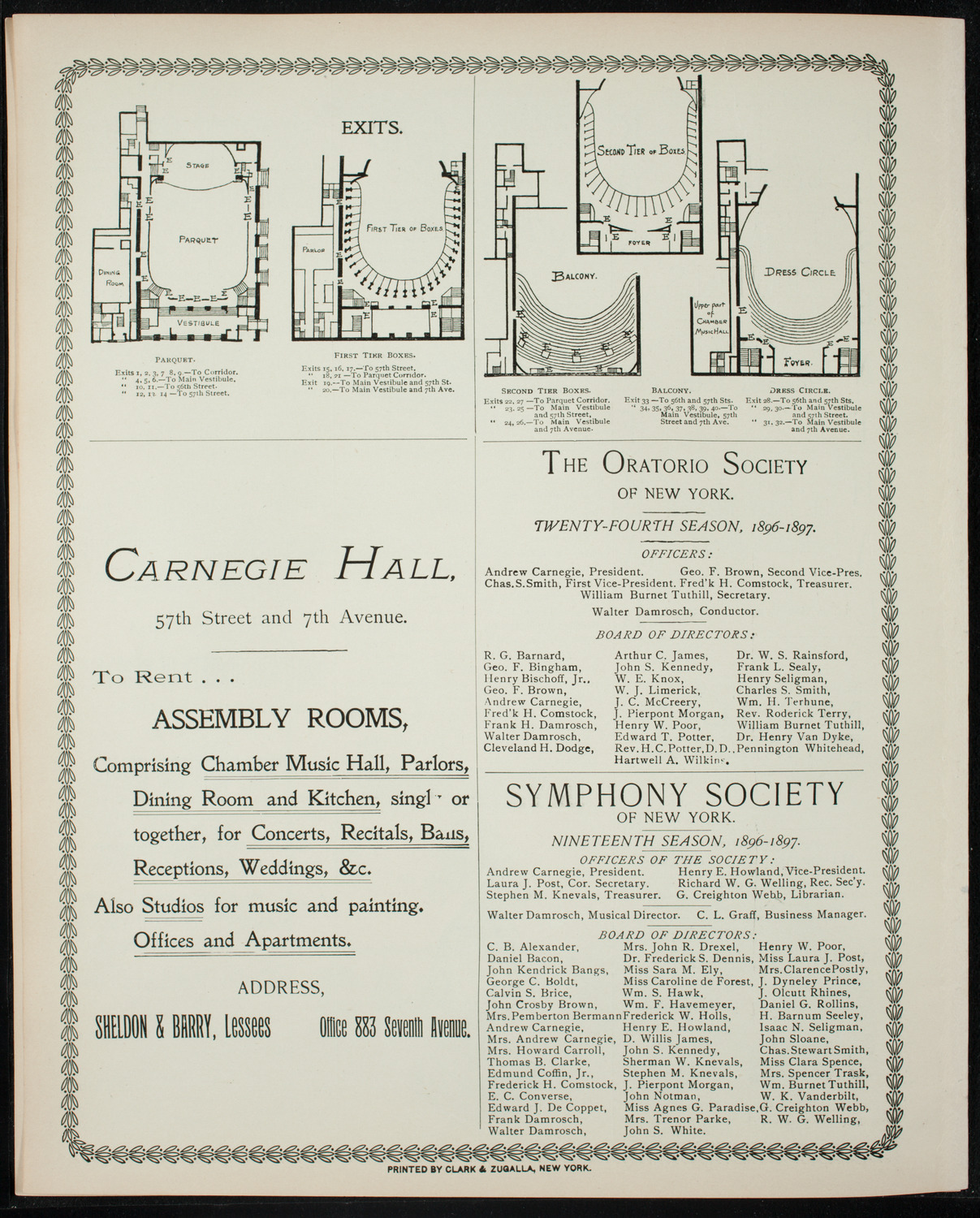 New York Philharmonic, December 11, 1896, program page 8