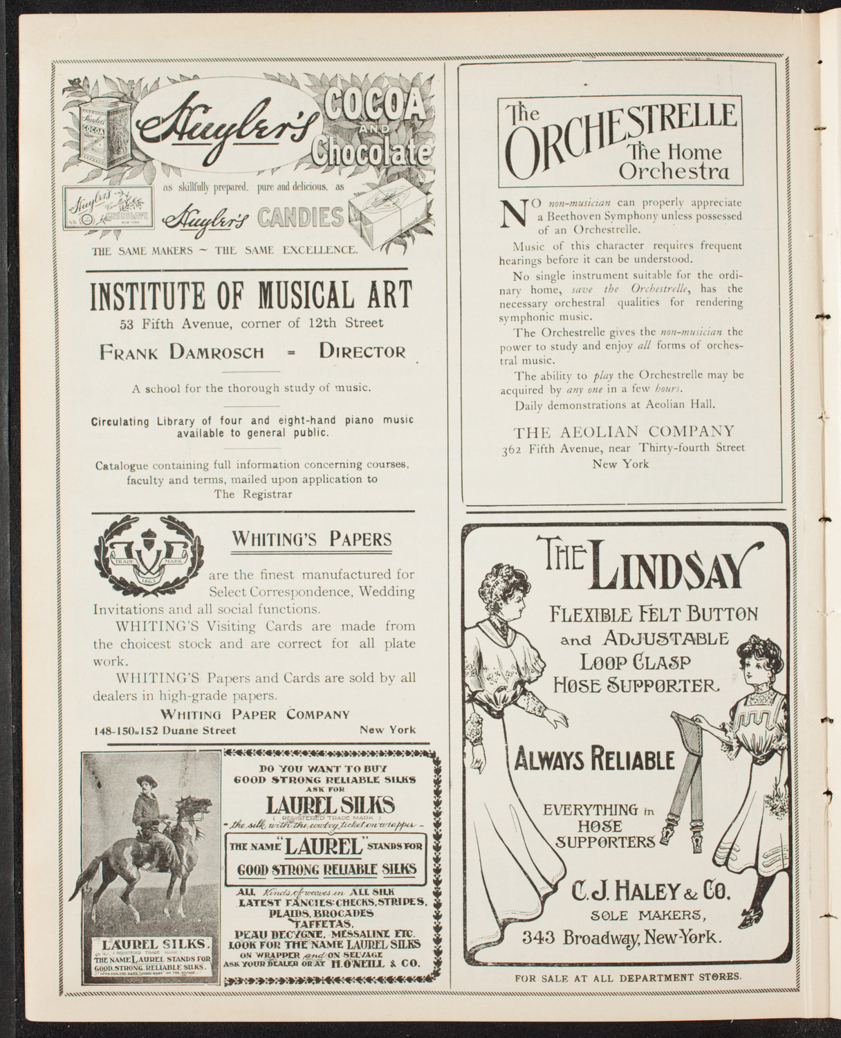 Meeting: International Kindergarten Union, May 1, 1907, program page 6