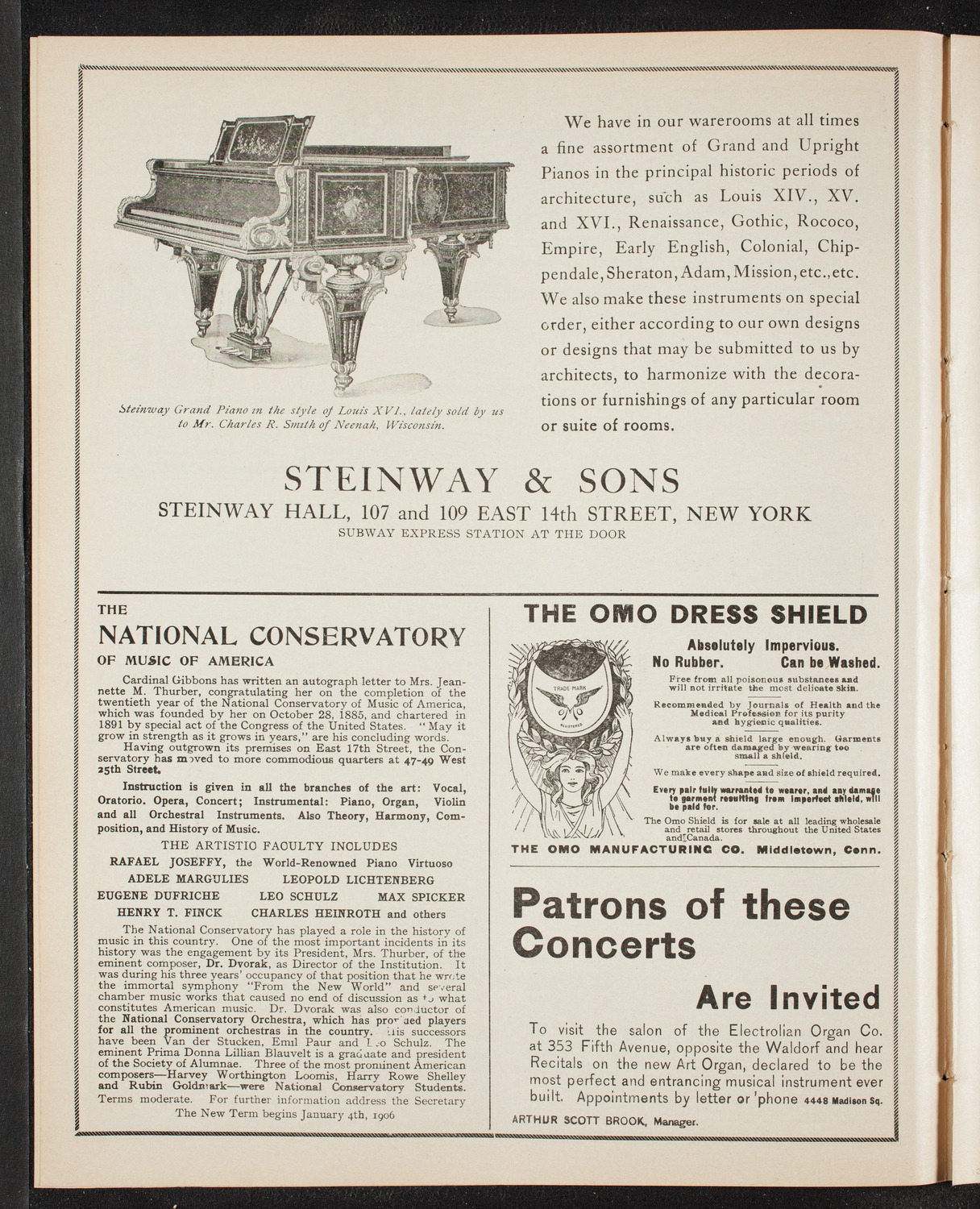 People's Symphony Concert, December 23, 1905, program page 4