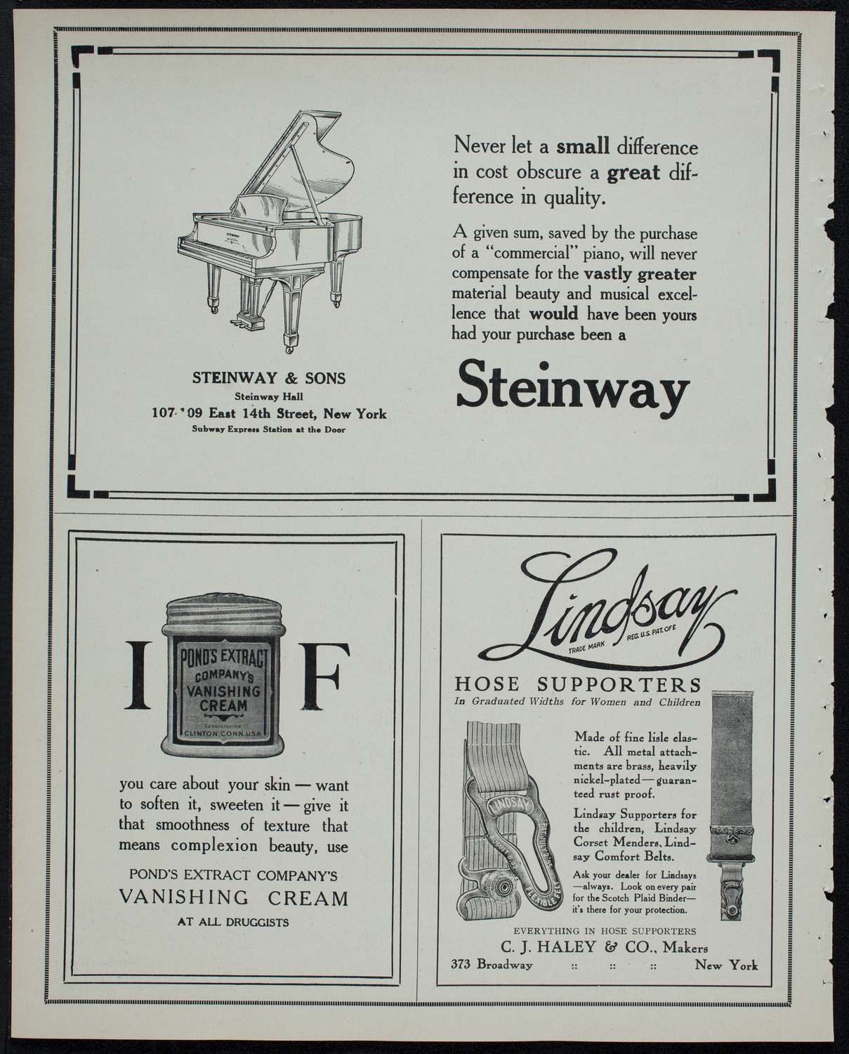 New York Philharmonic, March 13, 1913, program page 4