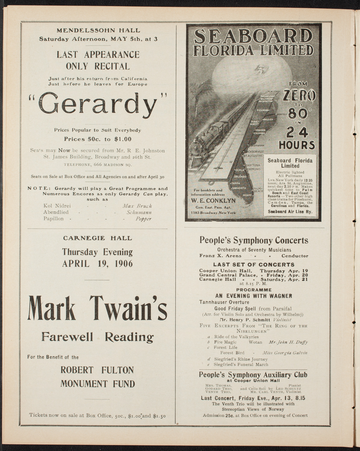 Graduation: General Society of Mechanics and Tradesman School Department, April 12, 1906, program page 10
