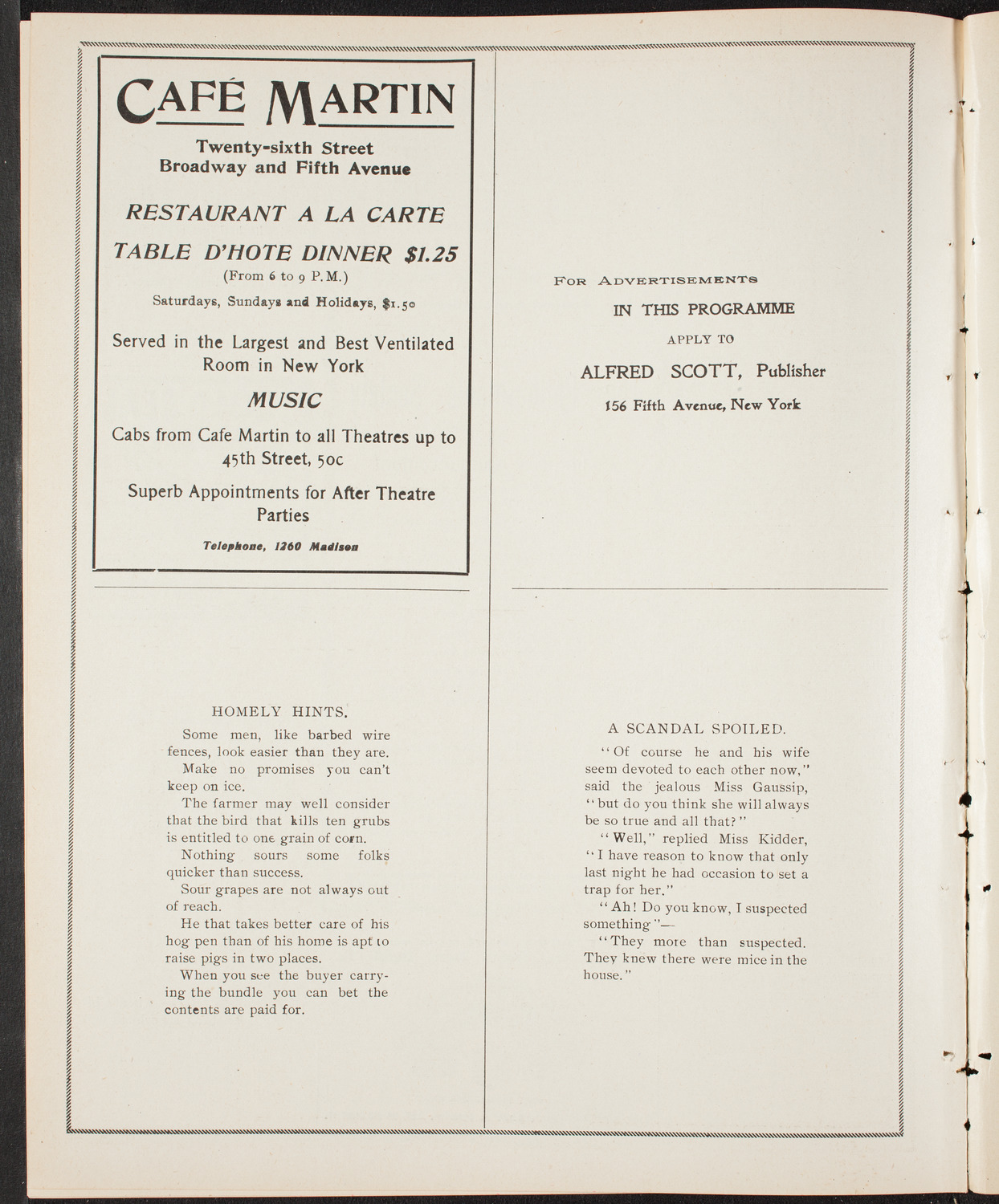 Oratorio Society of Brooklyn, April 29, 1904, program page 10