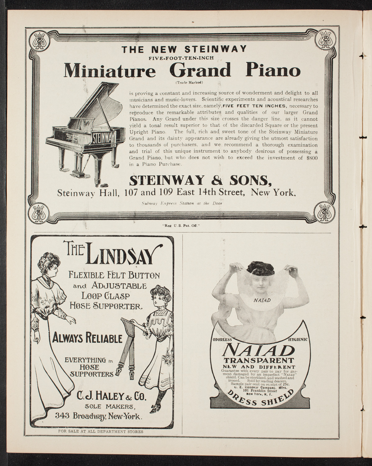 New York Symphony Orchestra: Beethoven Cycle, April 5, 1908, program page 4