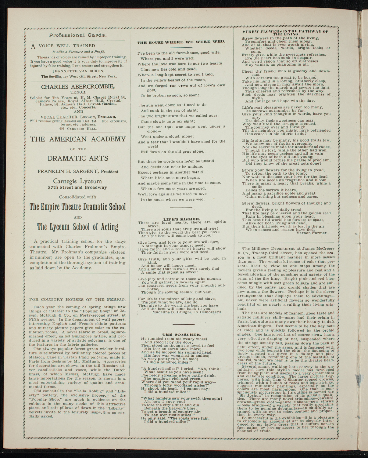 Graduation: College of St. Francis Xavier, June 21, 1897, program page 2