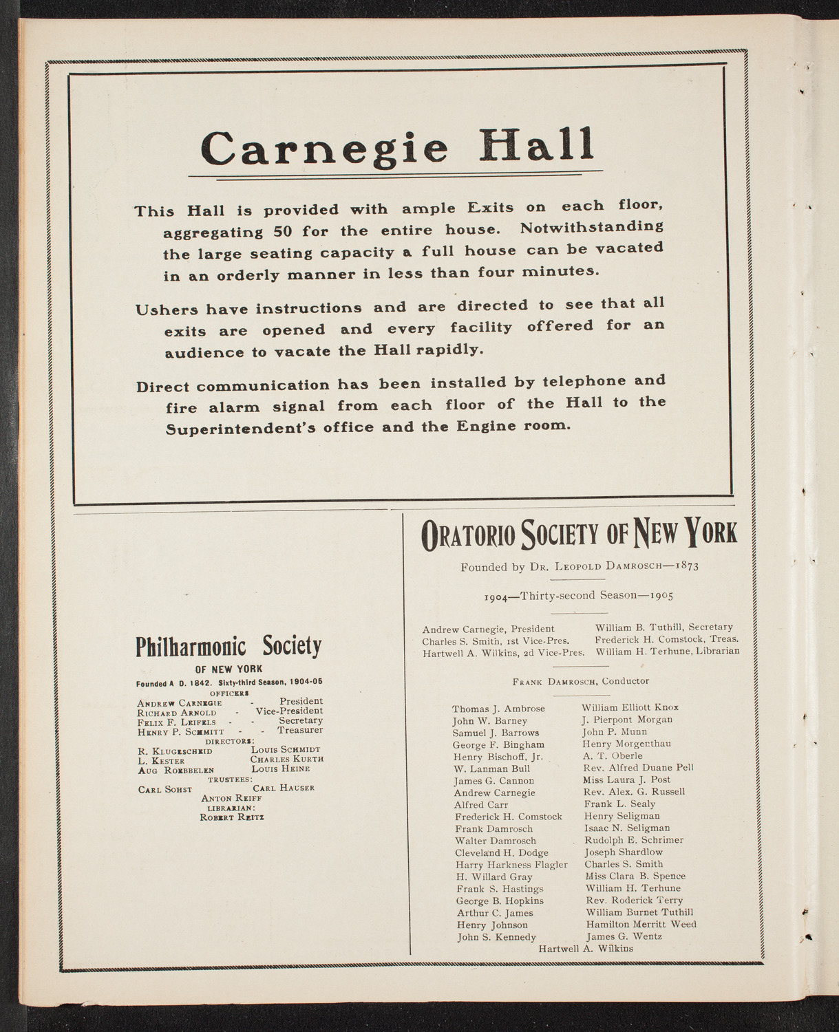 Knights of Columbus Discovery Day Celebration, October 8, 1905, program page 10