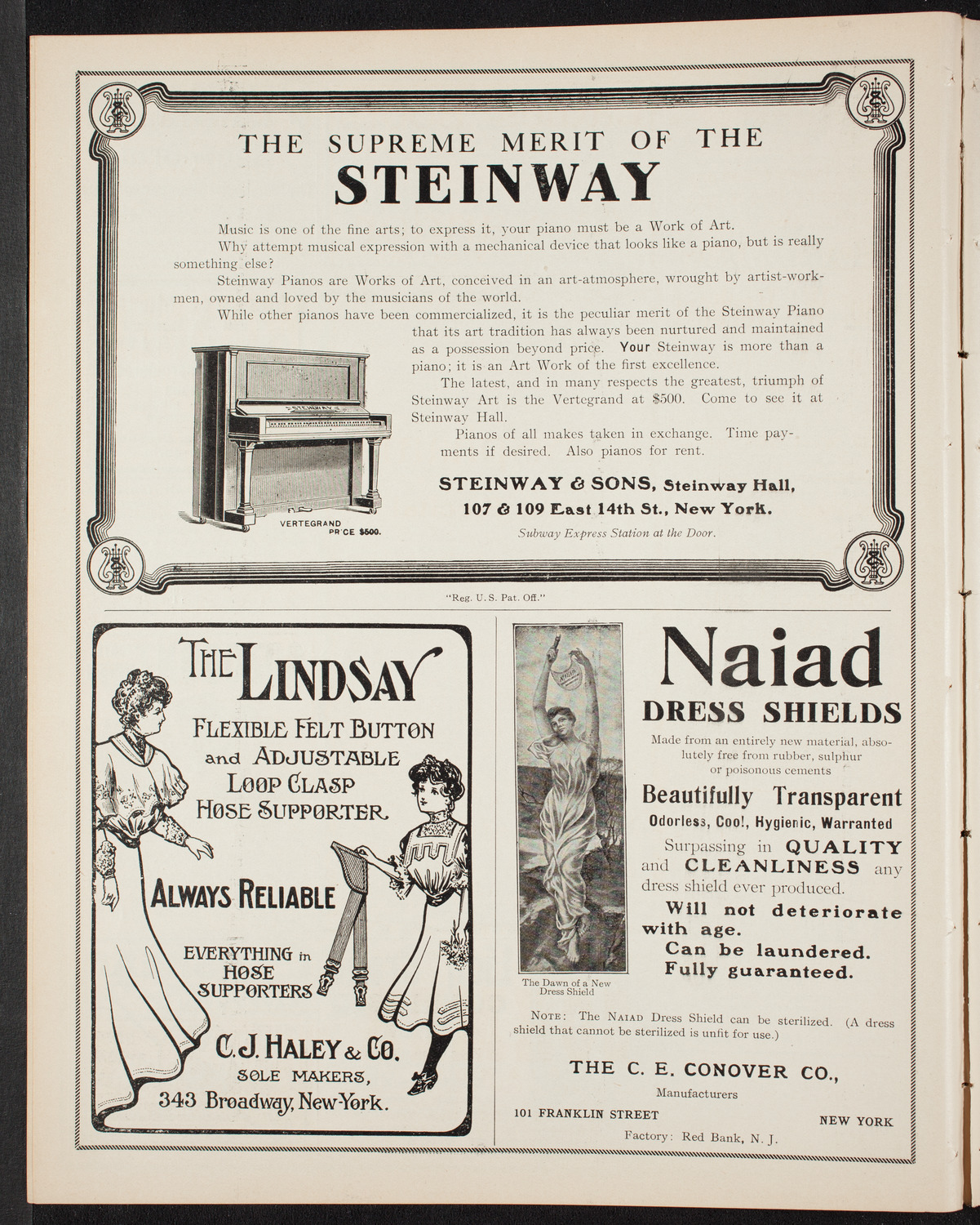 David Bispham, Baritone, October 13, 1907, program page 4