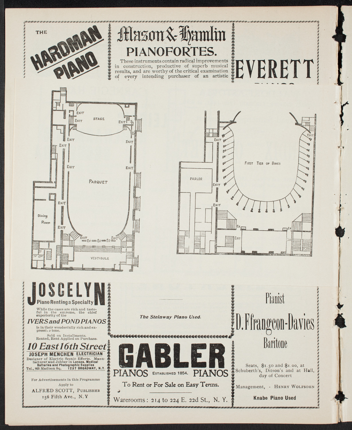 New York Philharmonic, February 16, 1901, program page 10
