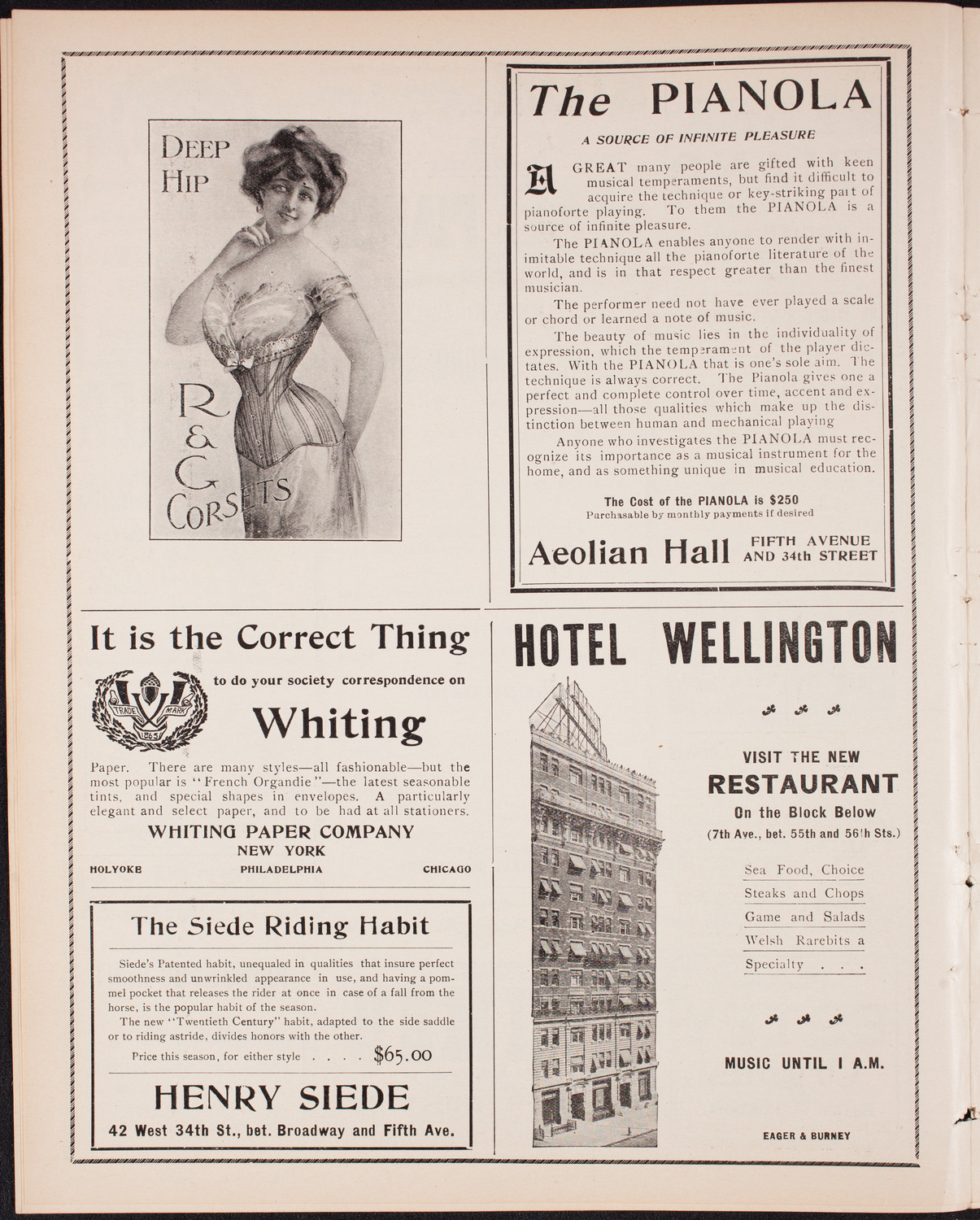 New York Philharmonic, December 5, 1902, program page 6