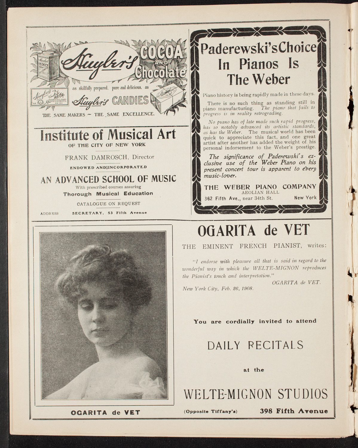 Graduation: Manhattan College, June 16, 1908, program page 6