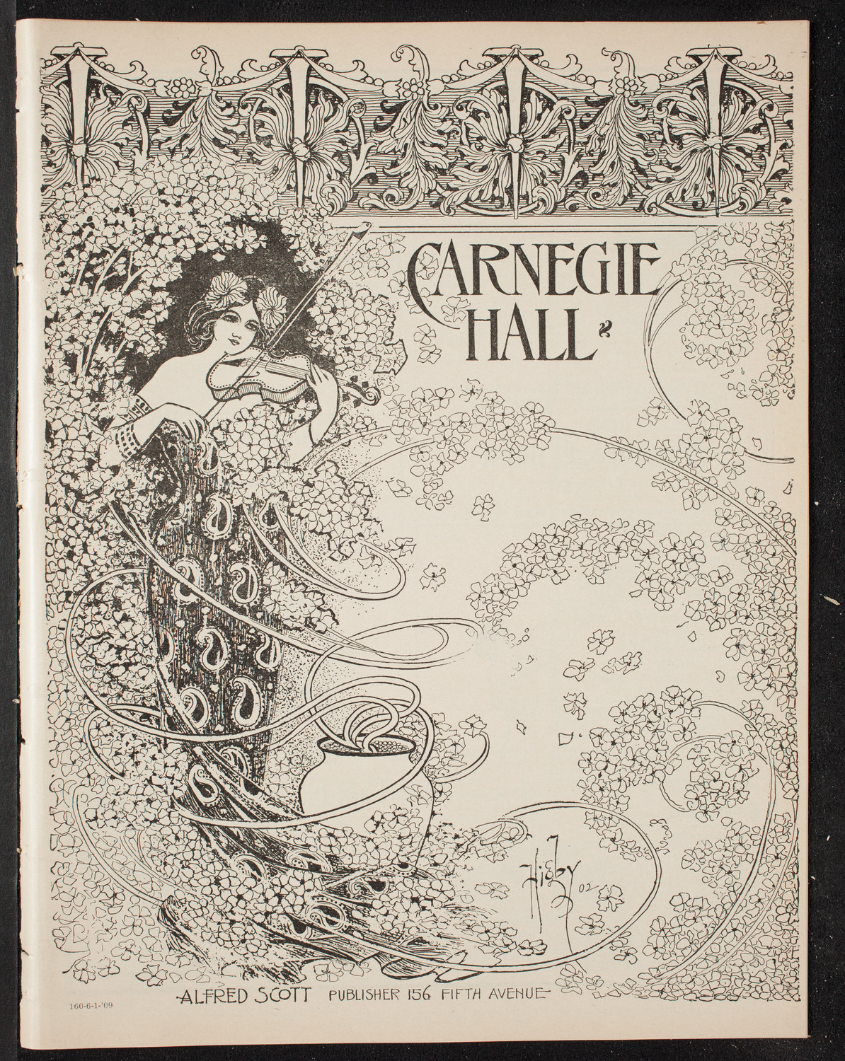 Graduation: New York College of Dentistry, June 1, 1909, program page 1