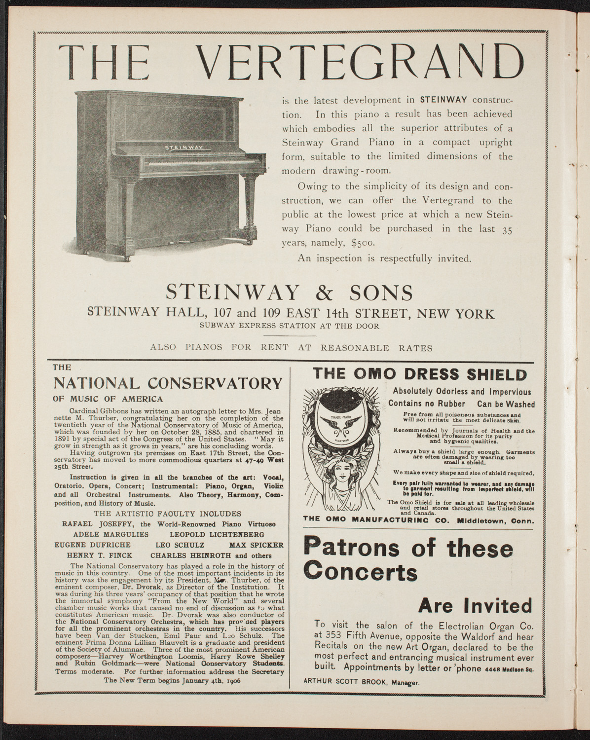 Elmendorf Lecture: Spain, March 25, 1906, program page 4