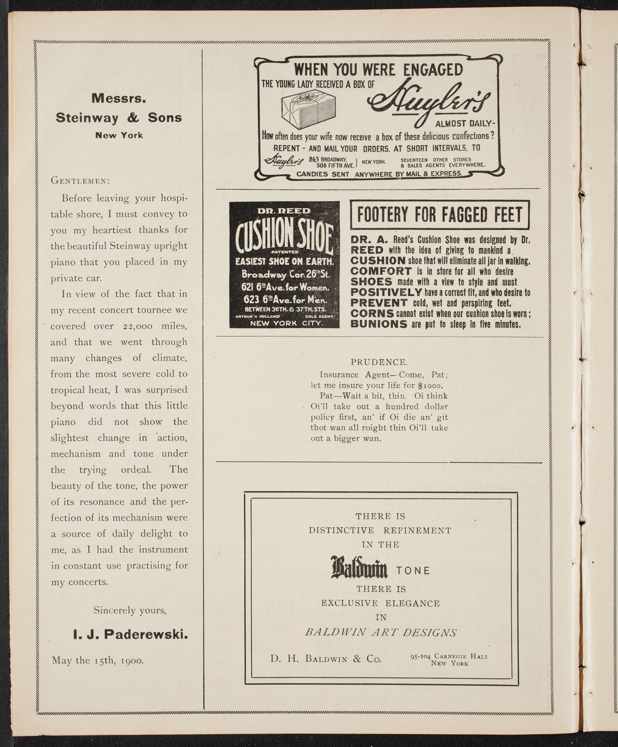 Columbus Day Celebration, October 12, 1904, program page 4