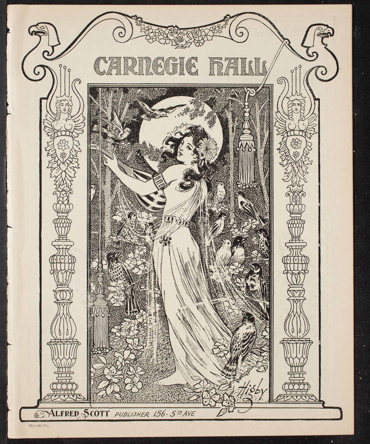 Burton Holmes Travelogue: Ceylon, January 16, 1910, program page 1