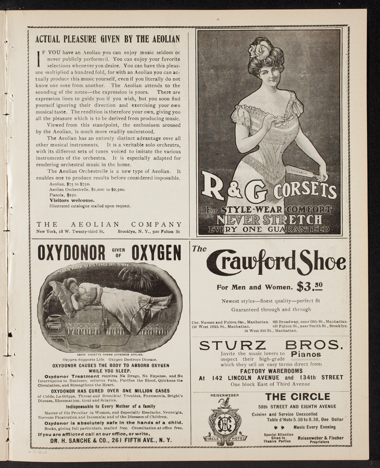 Pittsburgh Symphony Orchestra, March 4, 1902, program page 9