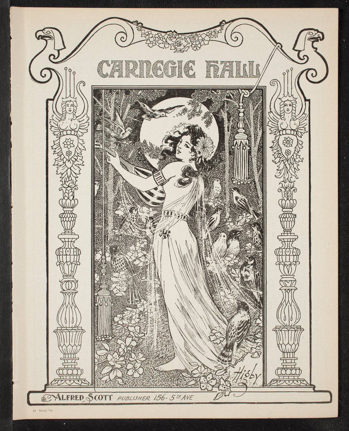 People's Symphony Concert, December 23, 1905, program page 1
