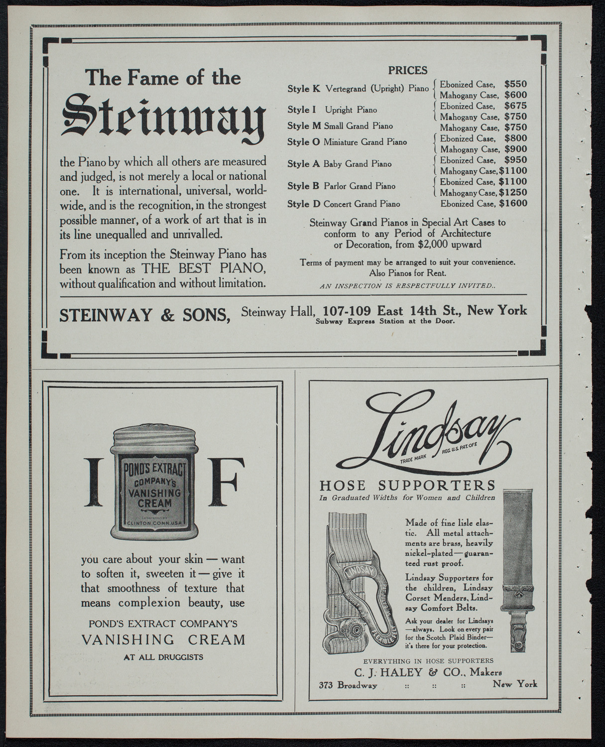 Boston Symphony Orchestra, March 22, 1913, program page 4