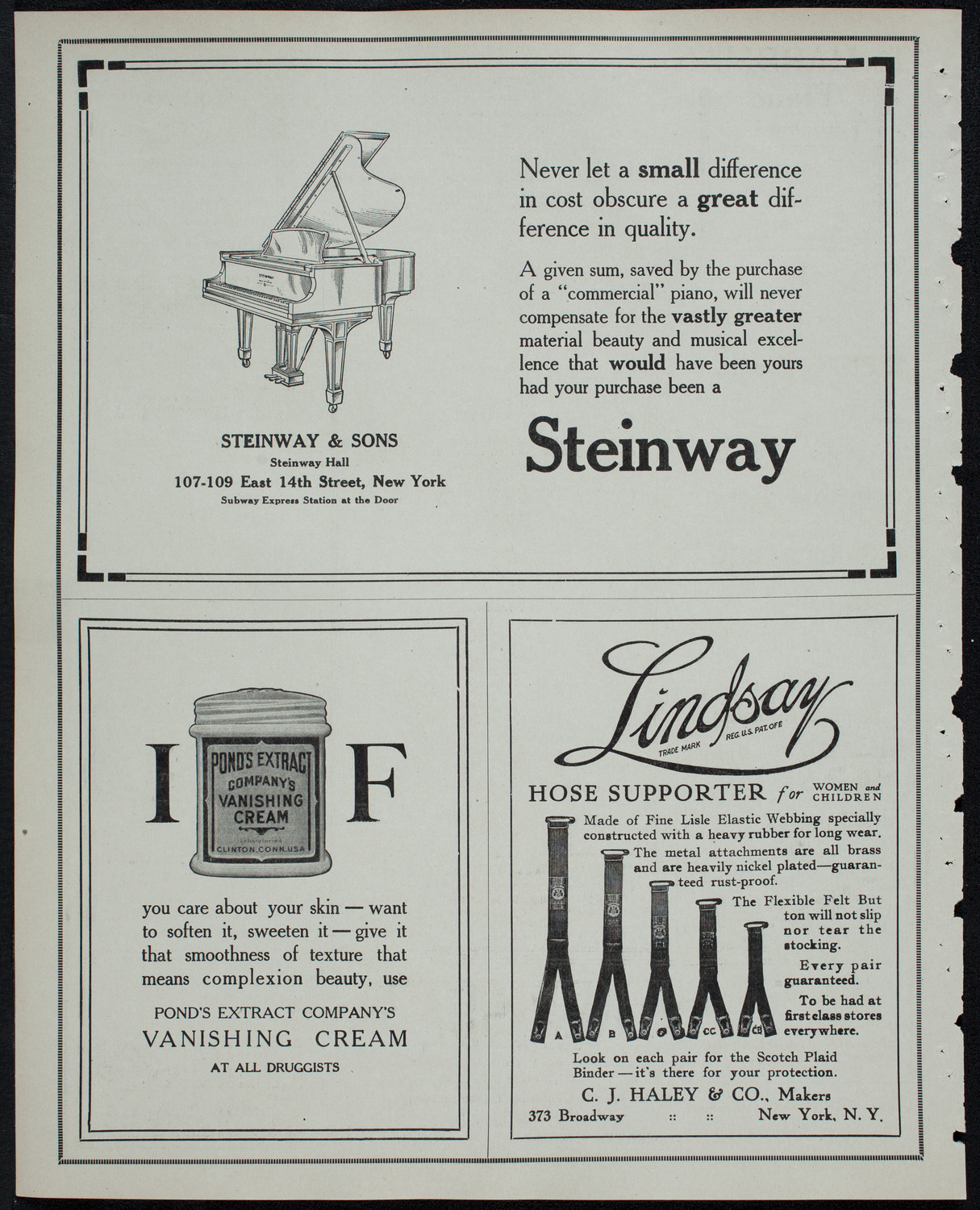 New York Philharmonic, March 2, 1913, program page 4