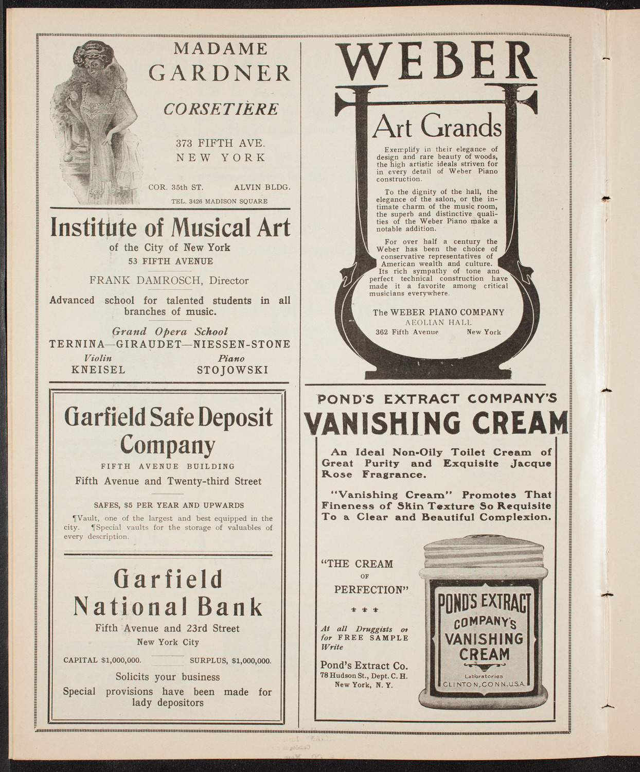 New York Banks' Glee Club, February 5, 1910, program page 6