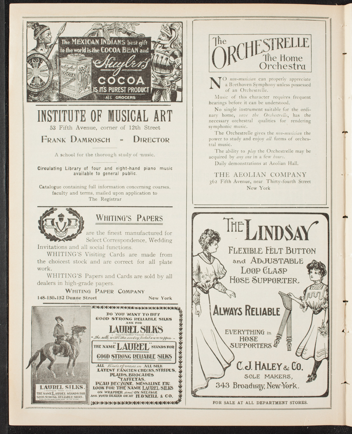 Wiener Männergesangverein (Vienna Male Choral Society), May 7, 1907, program page 6