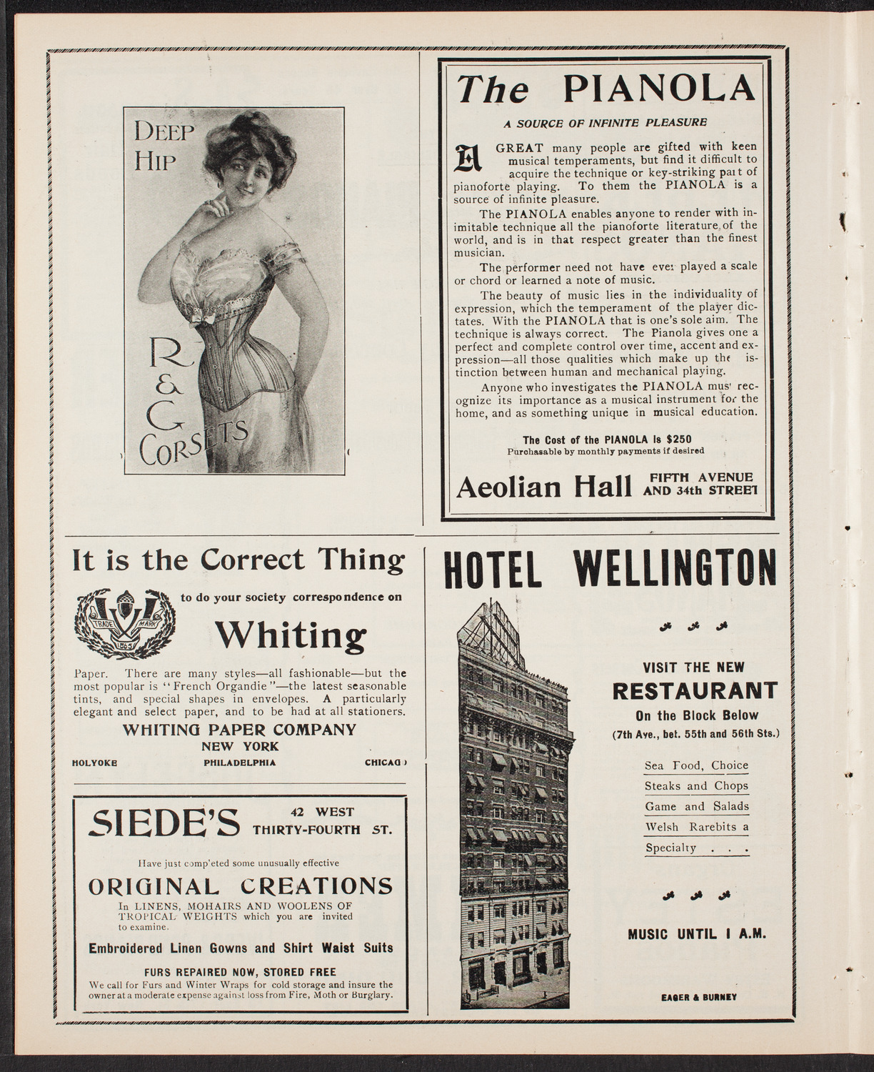 Mt. Tabor Manual Training and Industrial School Symphony Concert, April 2, 1903, program page 6